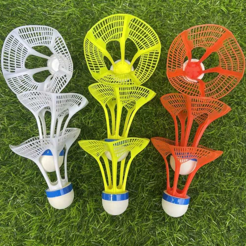 3Pcs/Pack Durable Colorful Luminous Shuttlecock Nylon Shuttlecock Ball Badminton Accessories Y240912