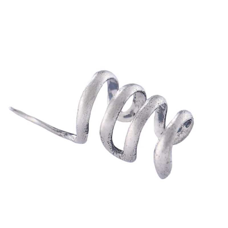 MKENDN Gothic Style Ear Cuffs Simple Clip Earrings for Women Climbers No Piercing Fake Cartilage Earring 925 Sterling SilverX240913
