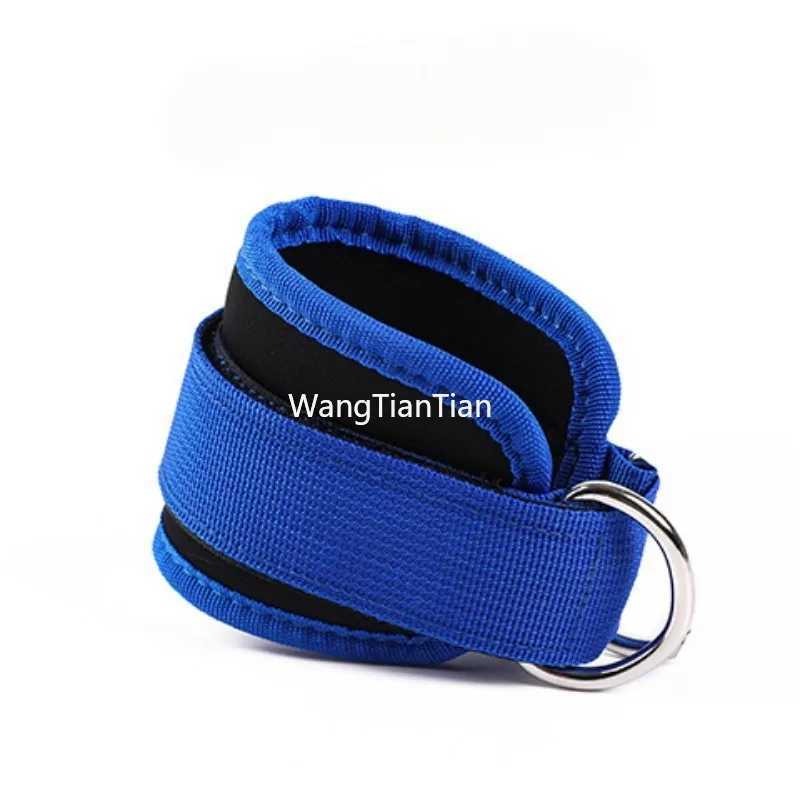1pc Adjustable Ankle Straps TPE Resistance Rope Support Ankle for Gym Cable Machines Fitness Yoga Pilates Ankle Sport Support Y240913