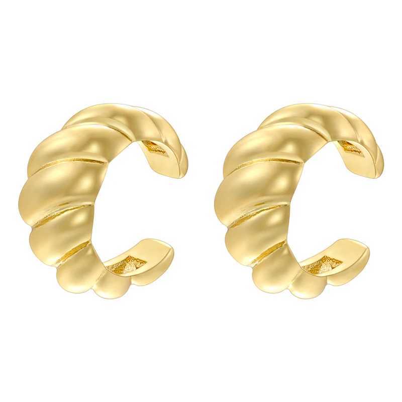 ZHUKOU 2 Adjustable Ear Clip Cubic Zirconia Clip Earrings Summer False Perforated Earrings Wholesale VE1308 VE1309X240913