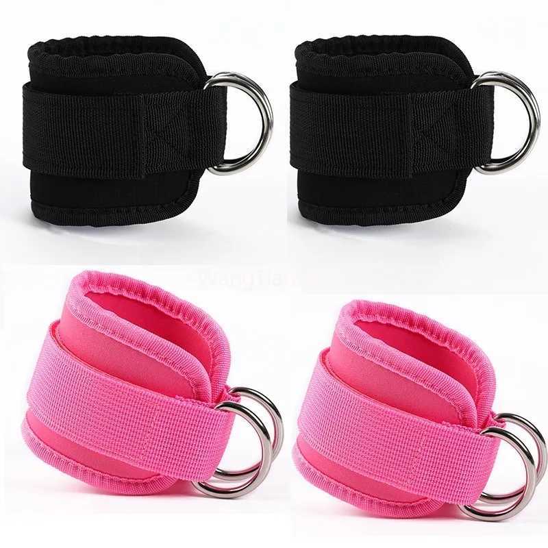 1pc Adjustable Ankle Straps TPE Resistance Rope Support Ankle for Gym Cable Machines Fitness Yoga Pilates Ankle Sport Support Y240913