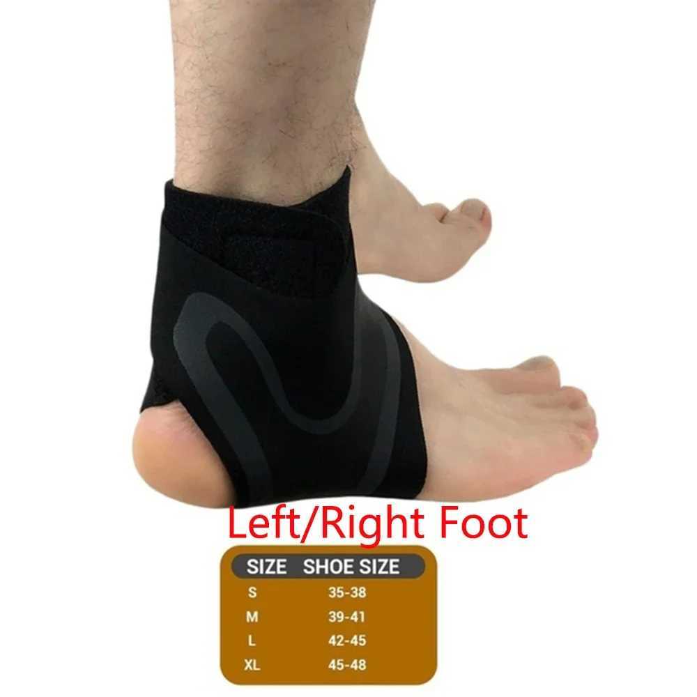 1 Pc Elastic Ankle Brace Strap Ankle Support Fitness Breathable Compression Anti Sprain Foot Protection Bandage Sport Safety Y240913