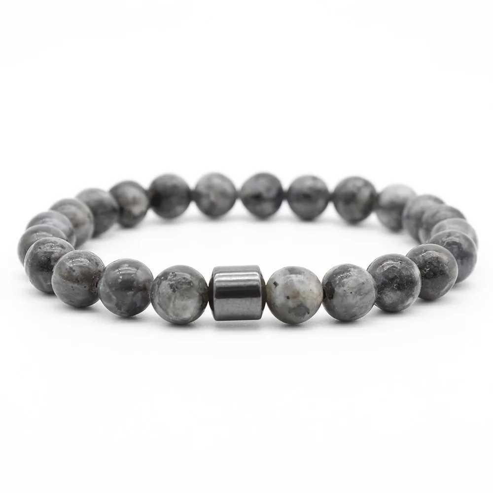 Tiger Eyes Natural Stone Beads Handmade Mens Magnetic Hematite Accessories Bracelet Boyfriend Father Gift W240913