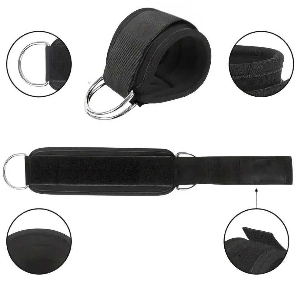 Fitness Ankle Strap for Cable Machines Padded Ankle Attachment for Leg and Glute Gym Ankle Cuff Booty Hip Kickbacks Exercises Y240914