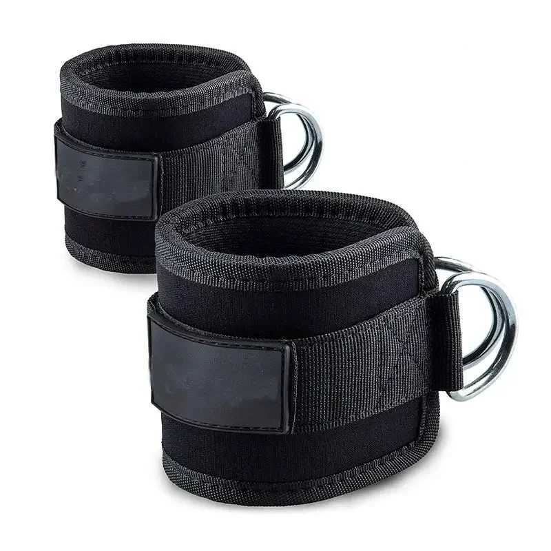 1Pc Padded Ankle Straps Ankle Straps for Cable Machines Single/Double D-Ring Fitness Ankle Cuffs for Leg Extensions Y240913