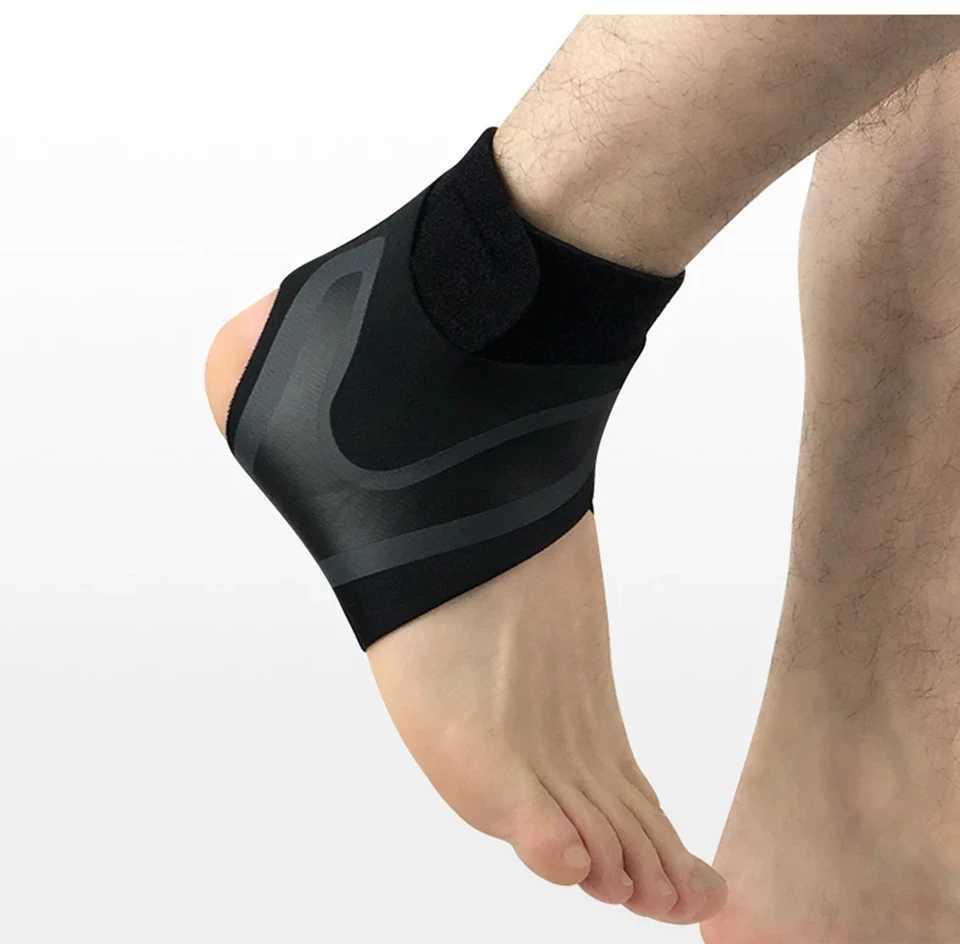 1 PCS Ankle Support BraceElasticity Free Adjustment Protection Foot BandageSprain Prevention Sport Fitness Guard Band Y240913