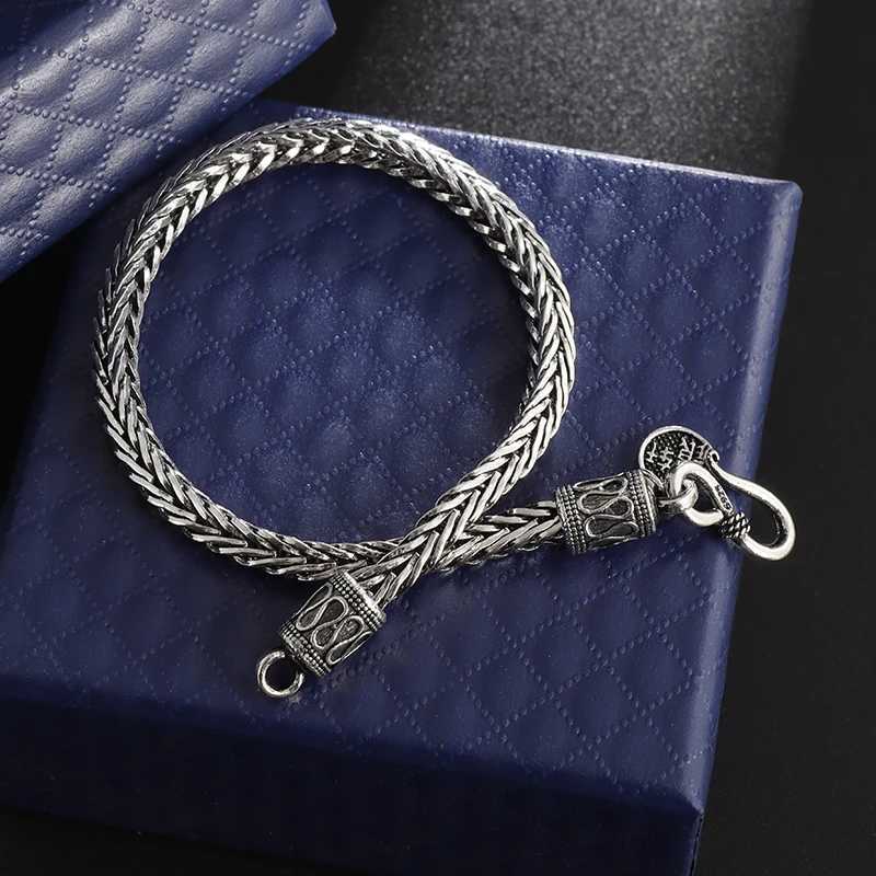 Retro Punk Keel Chain Metal Bracelet for Men Women Fashion Personality Cool Motorcycle Rock Rider Jewelry GiftX240913