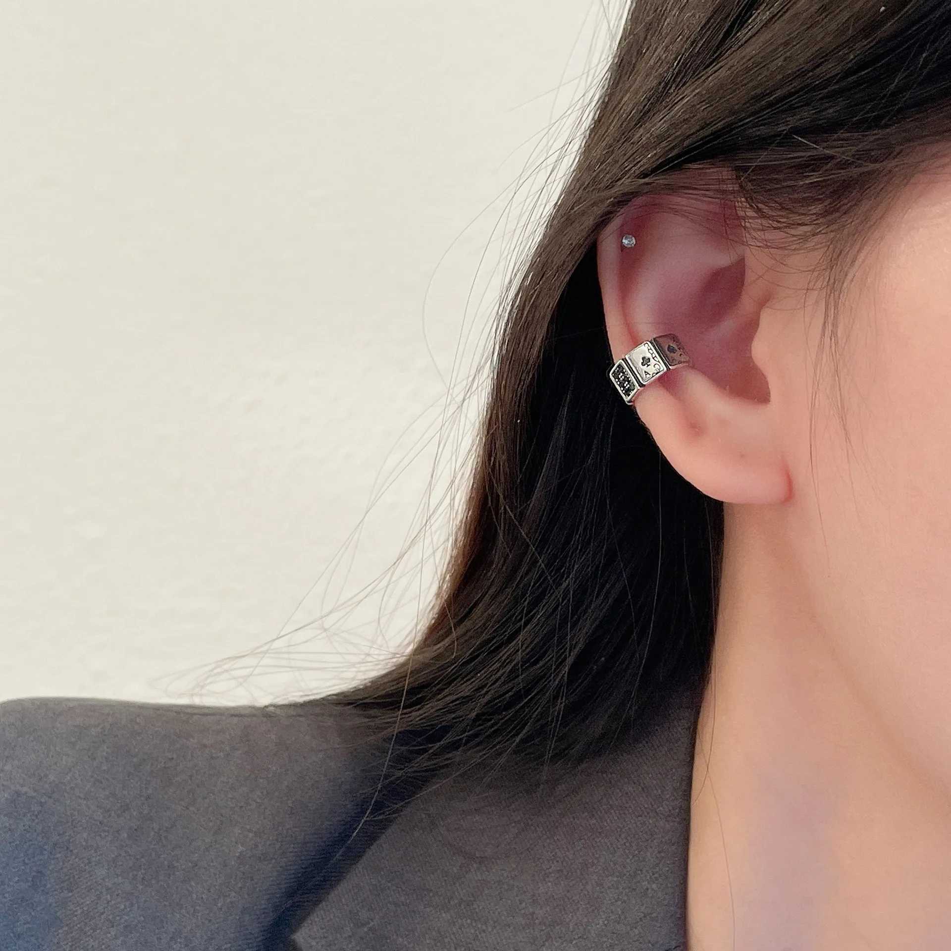 REETI 925 Sterling Silver Temperament Personality Fashion Earrings For Women Silver Earclip Jewelry Elegant GiftsX240913