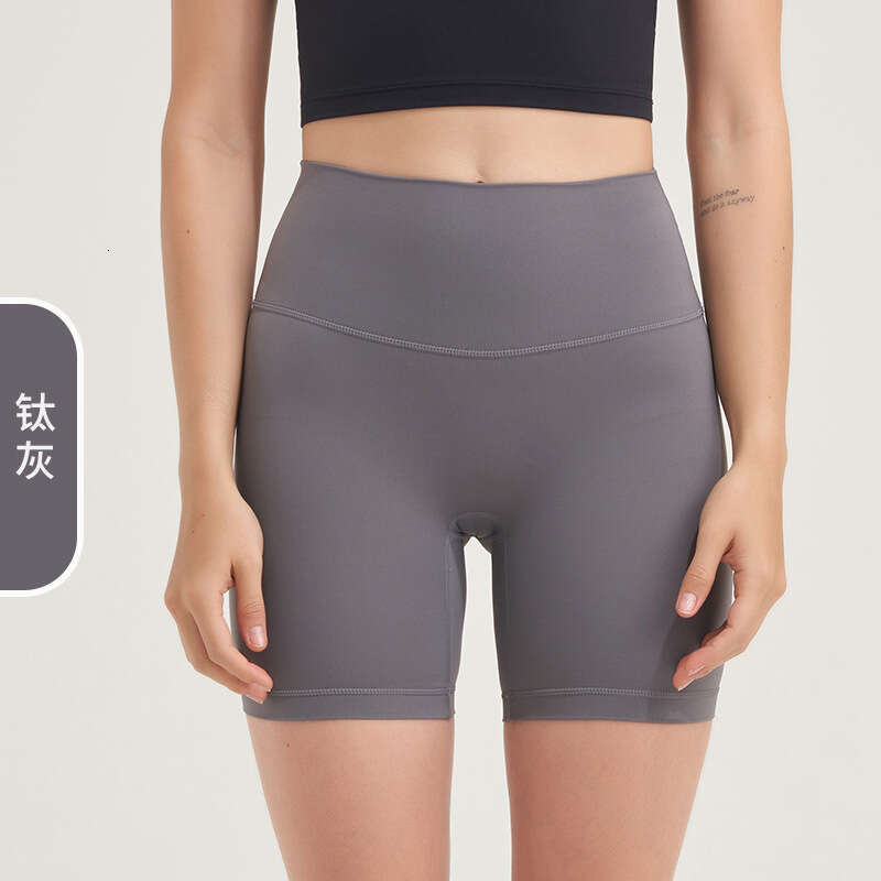 Upgraded Double-sided Brushed Yoga for Women with High Waist Peach Lifting Buttocks Sports Shorts Fitness Pants Cropped Pants Woman Workout Clothe Yog