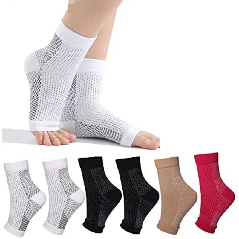 Ankle Protector Sports Safety Plantar Fasciitis Woman Foot Protection Neuropathy Compression Socks Ankel Support for Men Man Y240913