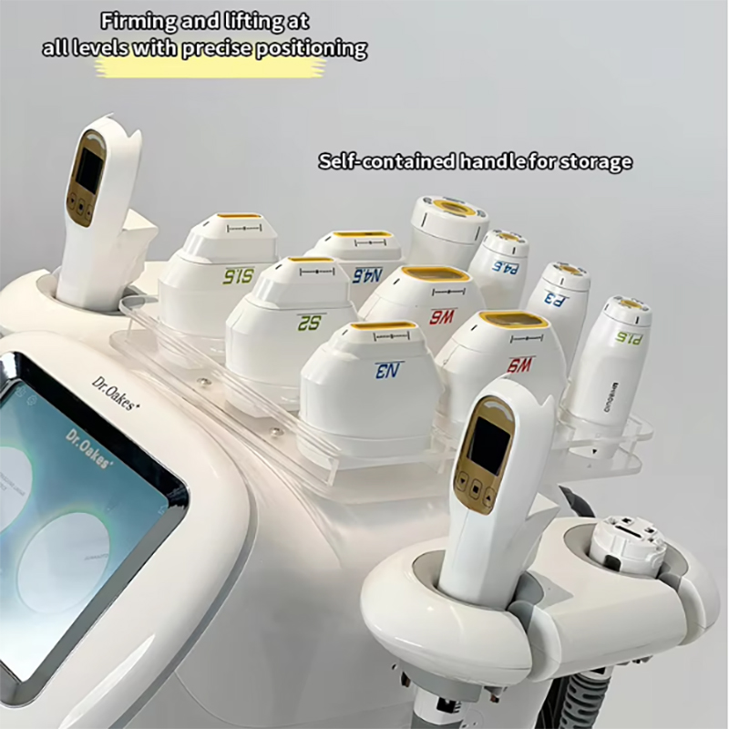 Latest Hifu High Intensity Focused Ultrasound 2 in 1 MFU and RF Portable HIFU 7D Lift And Tightening Wrinkle Remover Skin Tightening Machine