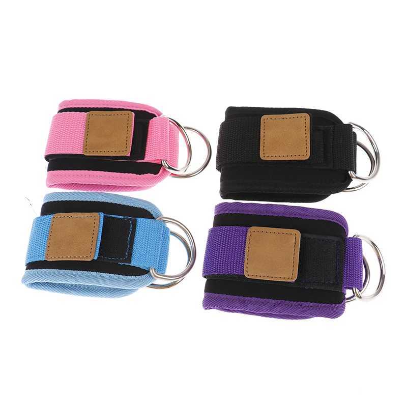 1 Piece Fitness Ankle Straps Adjustable D-Ring Foot Support Cuffs Gym Leg Strength Workouts Pulley With Buckle Sports Feet Guard Y240913