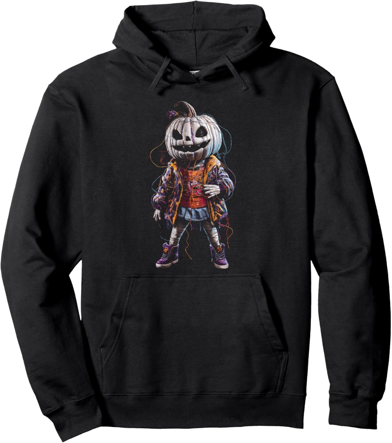 Hoodie for Mens Womens Halloween Pumpkin Costume Scary Spooky Trick Or Treat Pullover Hoodie Graphic Hoodies sweatshirt Pullover Long Sleeve