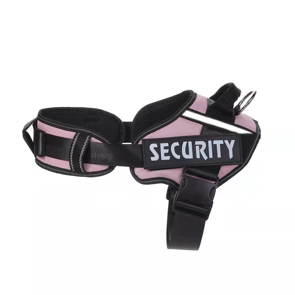 Adjustable Nylon Dog Harness Reflective Dog Collar Personalized Dogs Harness and Leash Set Dogs Vest