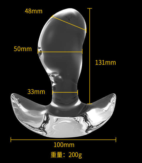 Transparent mango anal plug, invisible wearing of anal plug, backyard bead pulling, chrysanthemum plug, fist crossing, masturbation device, adult prod
