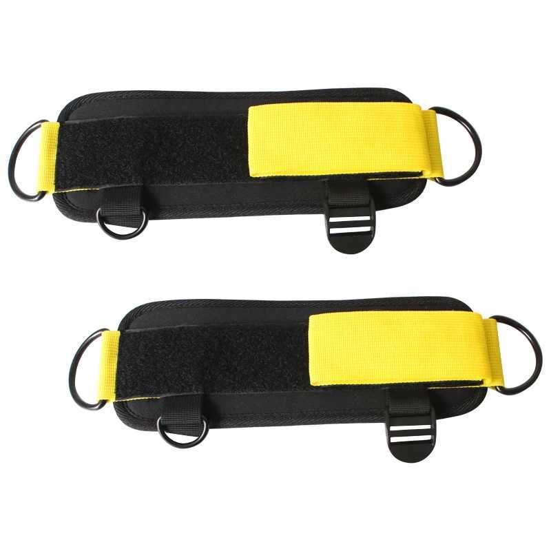 Ankle Support Straps Leg Exercises Double D-Ring Ankle Adjustable Neoprene Padded Cuffs Leg Butt Training Brace Sport Safety Y240913