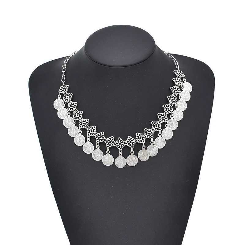 Vintage Coin Women Headband Tassel Bohemian Ethnic Pendant Statement Hair Jewelry Charms Carved Turkish Hairwear Headband FemaleX240913