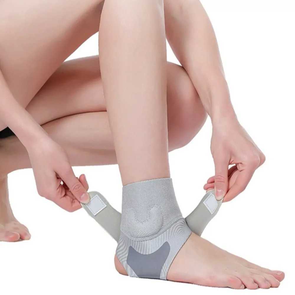 Adjustable Ankle Support Brace Elastic Anti-Sprain Compression Ankle Strap Guard Stabilizer Sports Ankle Protector Basketball Y240913