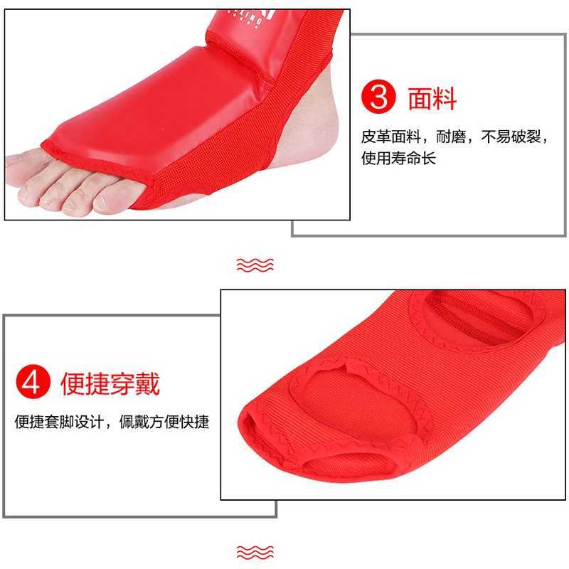 2024 Hotsale Boxing Instep Guard for Adult Child Professional MMA Ankle Support TKD Muay Thai Sport Socks Foot Protector Pads Y240913
