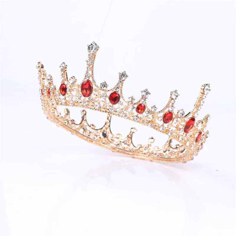 European and American Bride Headwear Crown Cake Decoration Wedding Dress Wedding Accessories Cross border Hair Accessories RoundX240913