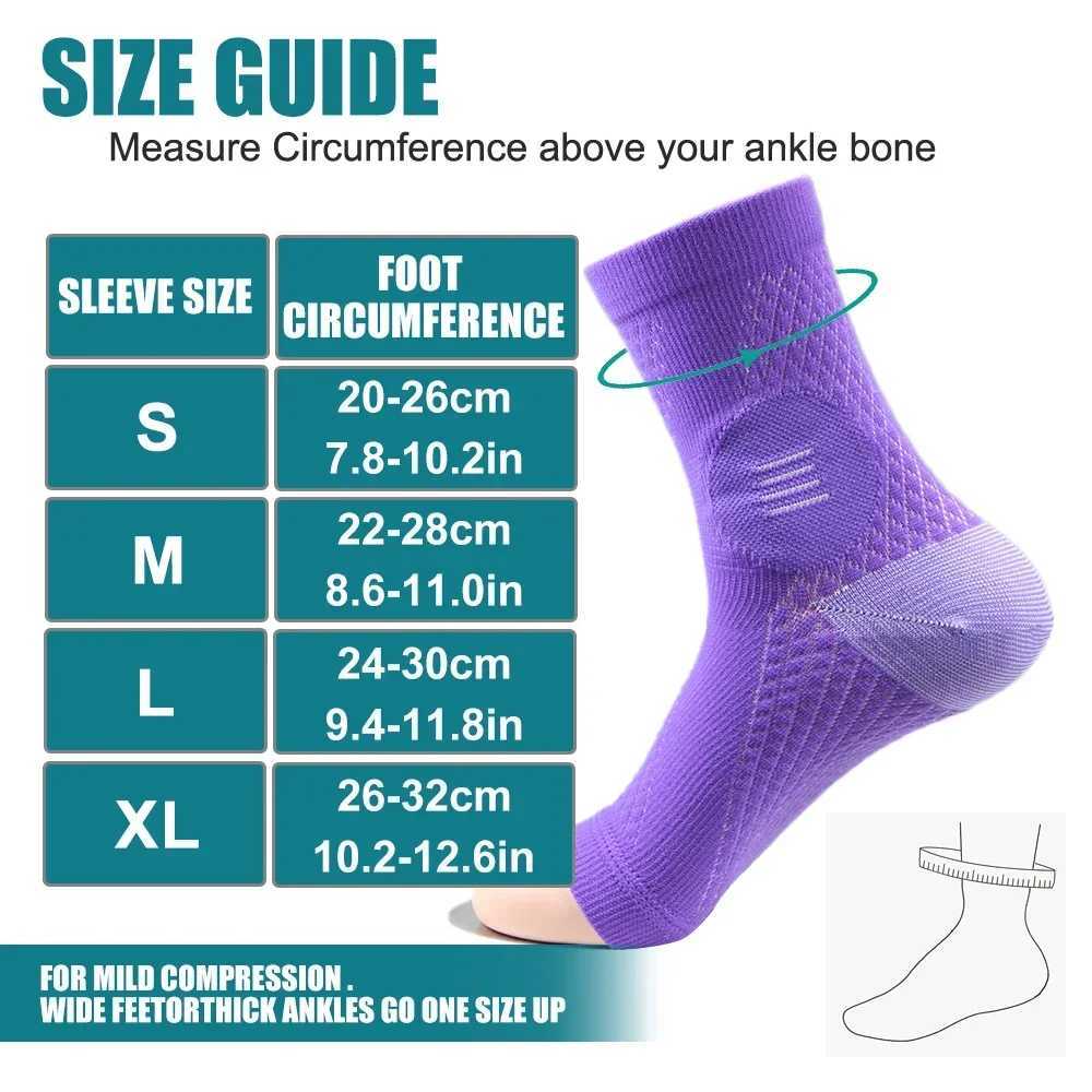 1Pair Neuropathy Socks - Peripheral Neuritis Compression Diabetic Toeless Foot Sleeves for Nerve Damage Pain in Feet Ankle Gout Y240913
