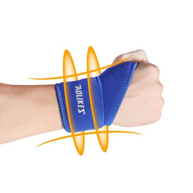 Wrist Support 1Pcs Sports Wristband Gym Strap Wrist Brace Support Hand Wraps Wrist Protector Compression Carpal Tunnel Wrist Band for Fitness z240913