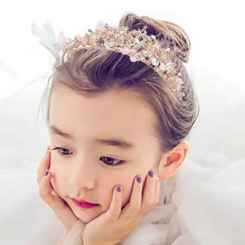 Crystal Tiara Crown Princess Costume Headband Bride Wedding Hair Accessories Gift Holiday Party Jewelry Butterfly CrownX240913
