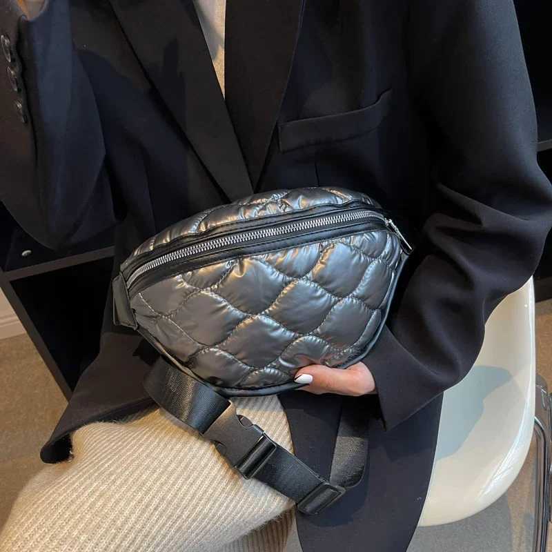 Fashion Down Waist Bag Luxury Ladies Fanny pack And Phone Pack Brand Designer Female Belt Bags Casual Ladies Crossbody Chest Bag Z240912