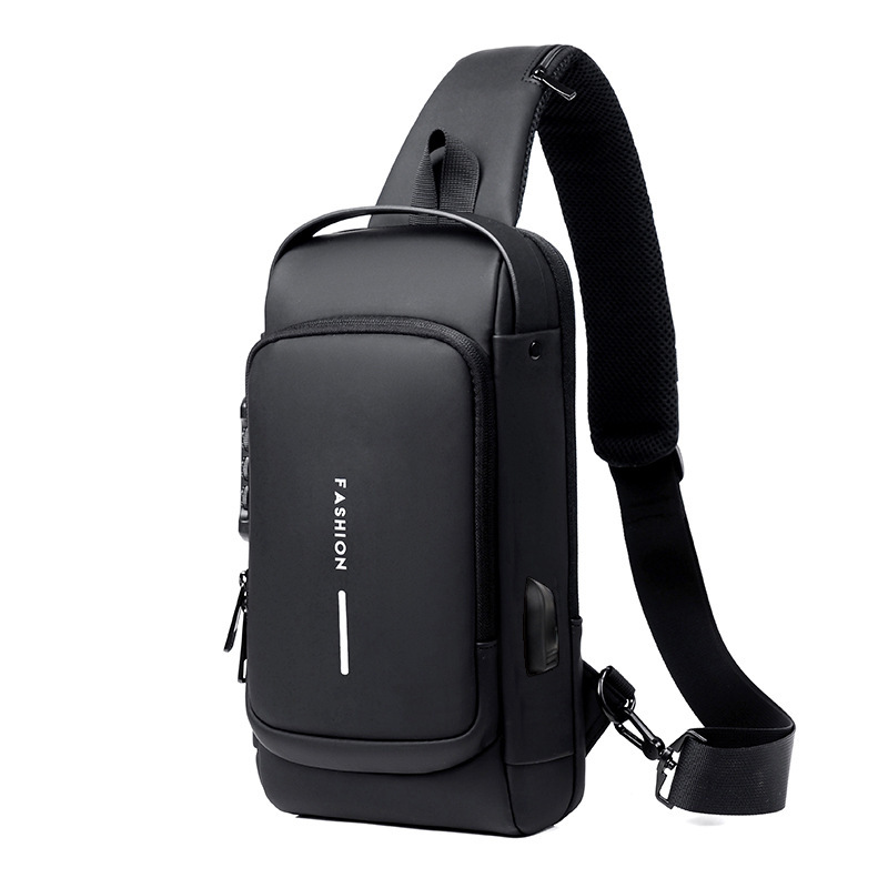 2024Canvas Waist with Adjustable Strap, hot Durable Chest Bag Men, Outdoor Travel, Mens Bumbag Fannypack for Vacation, Christmas Gift (Black)