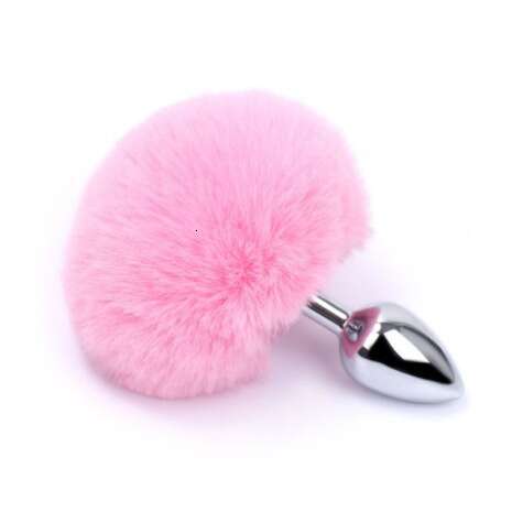Fox Rabbit Tail Hairball Anal Plug Rear Court Female Metal Anal Plug Expanded Anal SM Alternative Sex Toy Sex Products