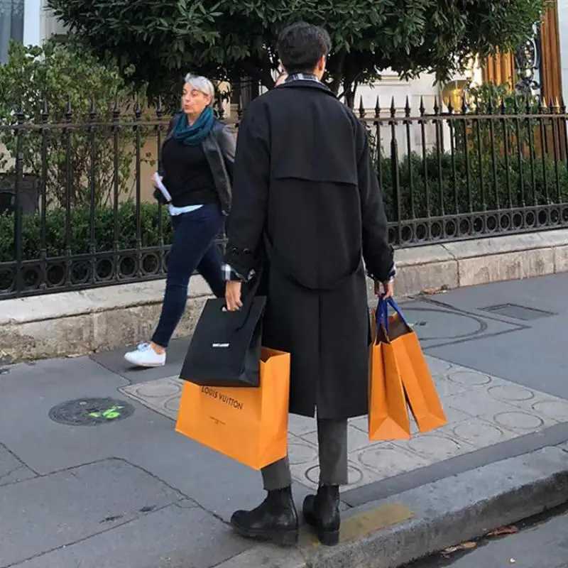 Mens Trench Coat Slim fit Double Breasted Belted Windbreaker Lapel Long Jacket Casual Windproof Overcoat in Mens Trench M-XXL Y240913