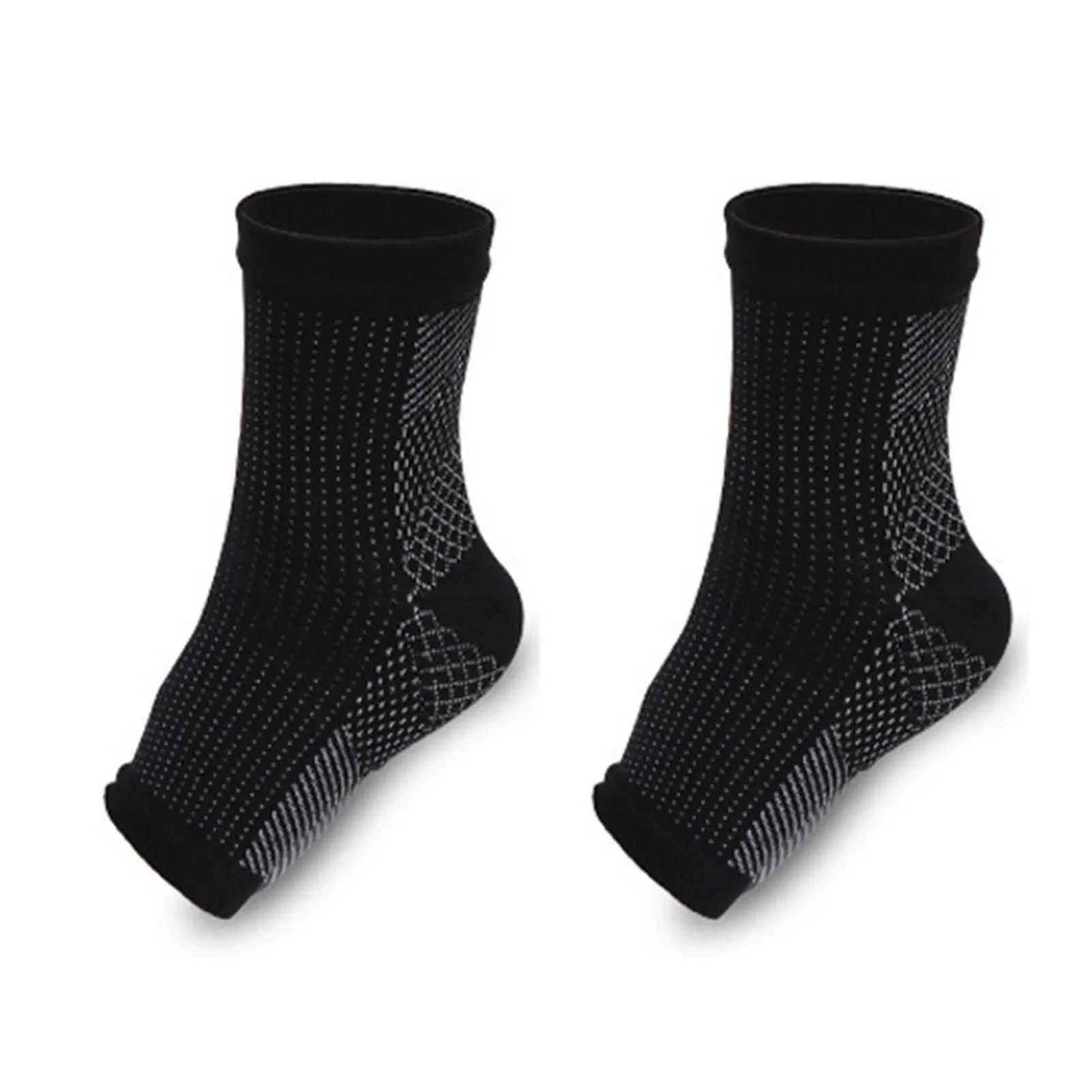 1 Pair Sports Ankle Brace Compression Socks Support Brace Sleeve Breathable Plantar Fasciitis Relief Socks Foot Protective Gear Y240913