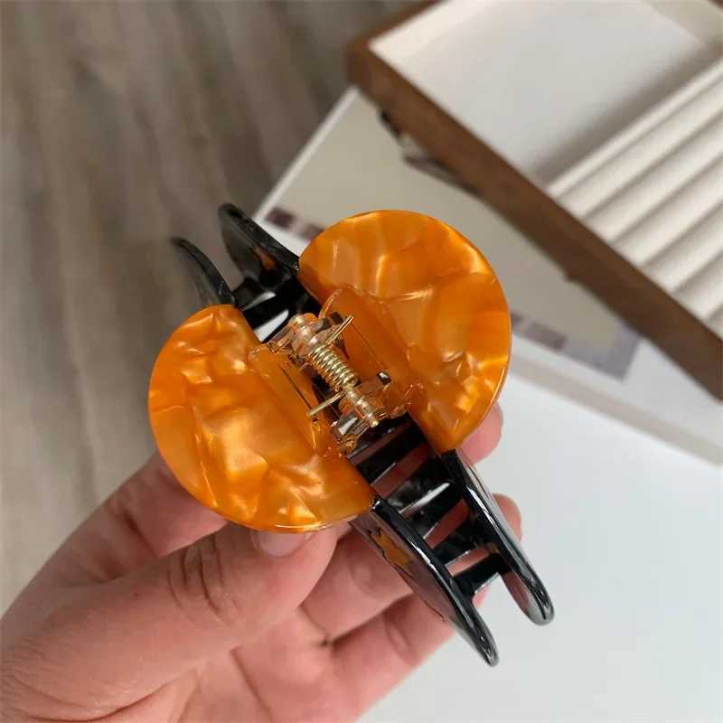 Creative Funny Acetate Sunflower Star Snail Hair Clip Claw For Women Medieval Sun Female Shark HairpinX240912