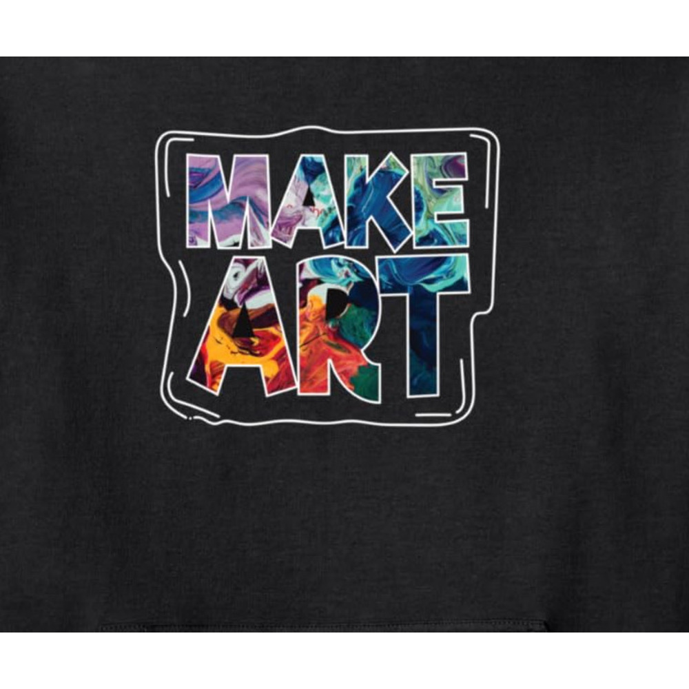 Hoodie for Mens Womens Make Art Funny Artist Artistic Humor Painting Gift Pullover Hoodie Graphic Hoodies sweatshirt Pullover Long Sleeve