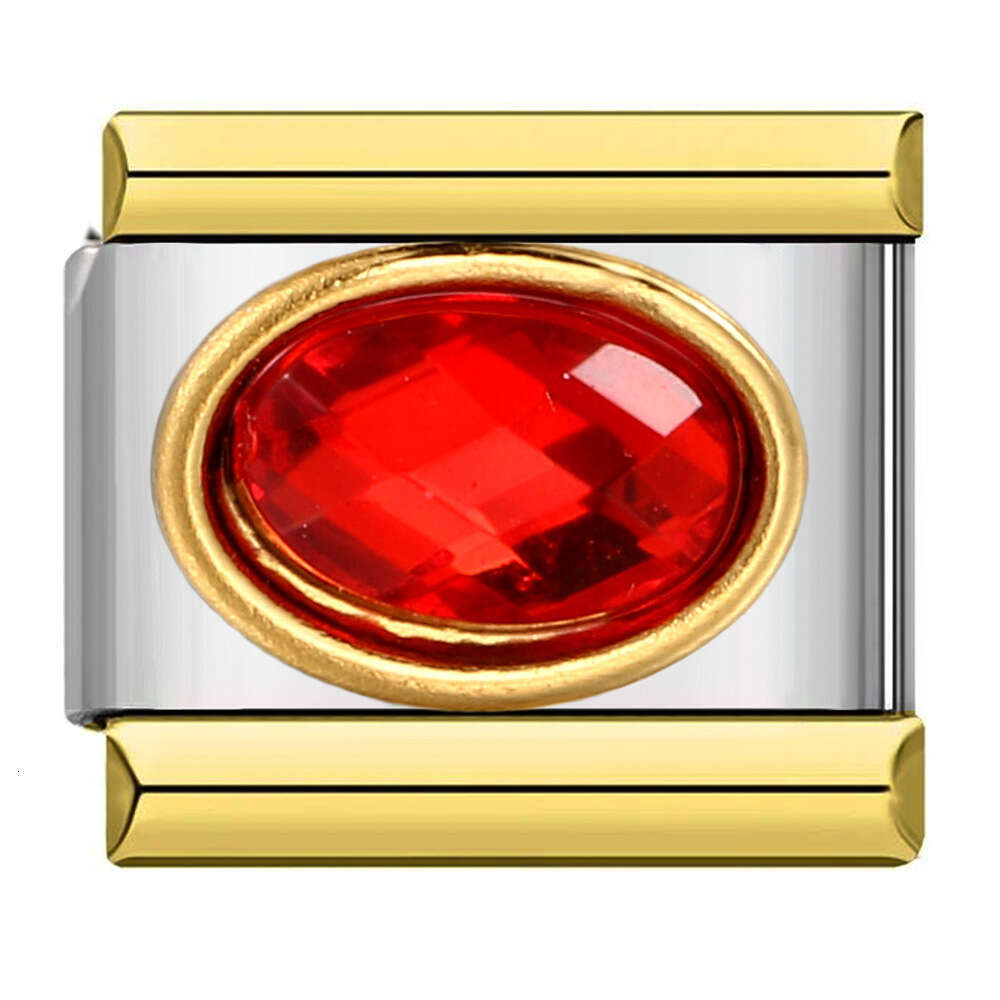 Inlaid New Titanium Steel Welding Enamel DIY Bead Bracelet Italian Charm Bracelet Italian Charm Links Fit 9Mm Bracelet Jewelry DIY Making Gifts