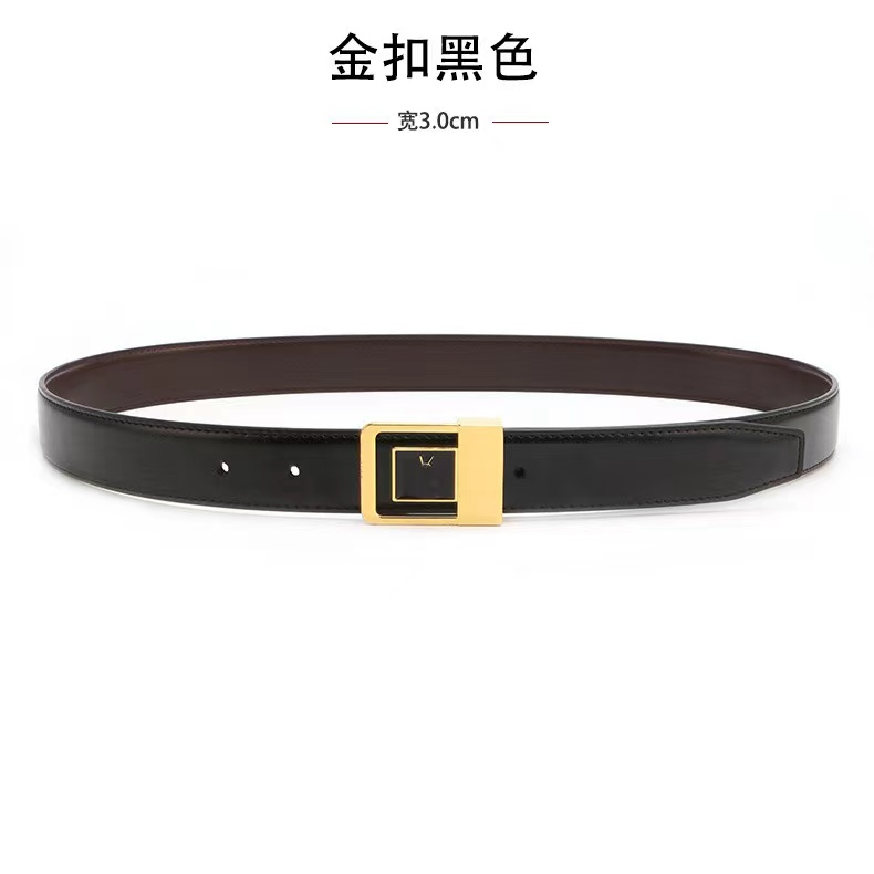 2024 Designer Fashion High-end women's Needle buckle Thin waistband Leather Fashion belt 3.0 cm wide high quality men's belt with box