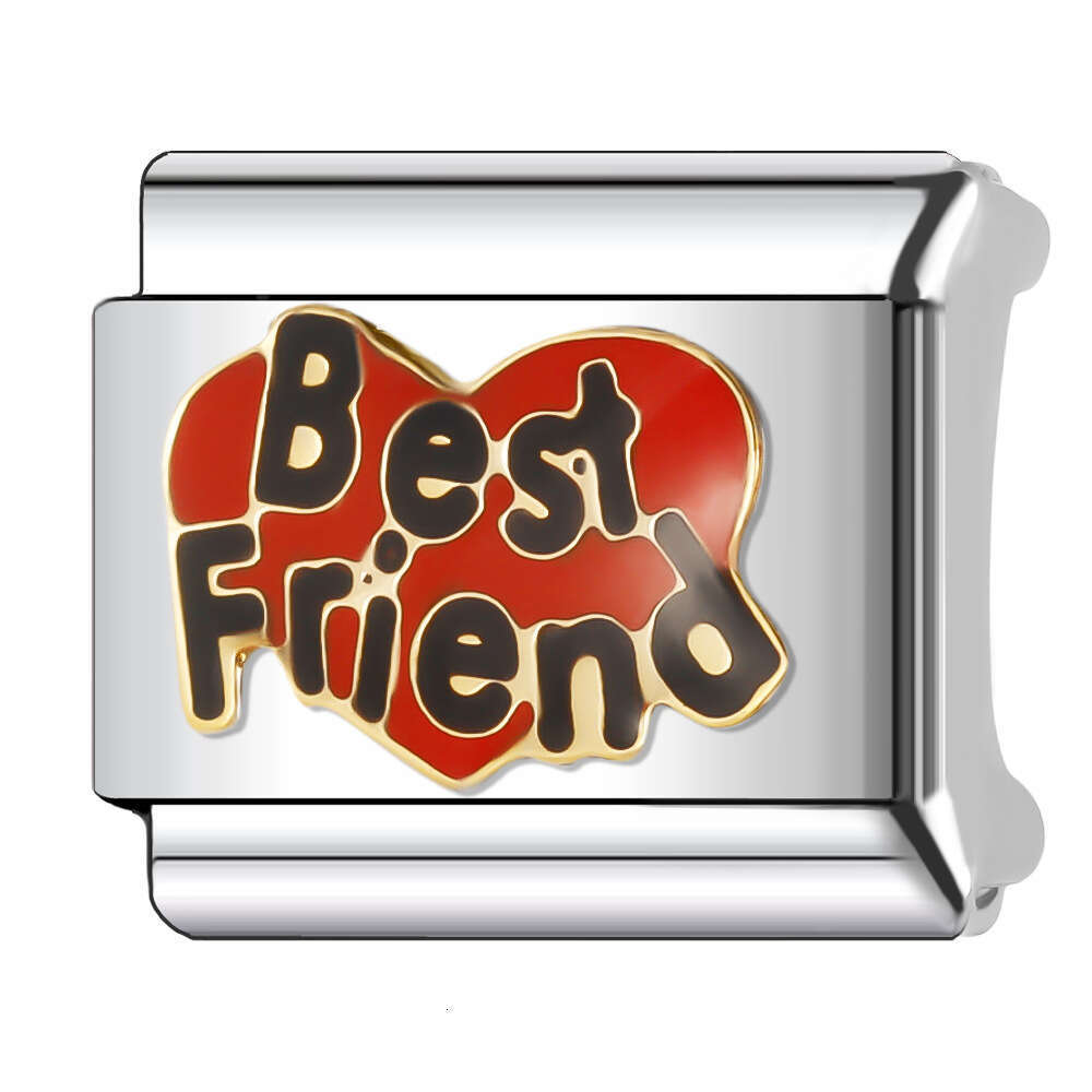 2024 Women's Gift Sweet heart love family charms Fit 9mm Stainless Steel Italian Charms Bracelet Links Beads DIY Bracelet With Italian Style Clas