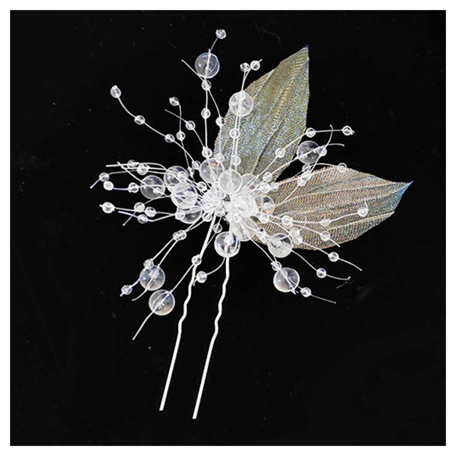 Fashion Crystal Wedding Hairpin Hair Accessories U-shaped Hairpins Bridal Hair Jewelry Rhinestone Women Hair Clips HeadpiecesX240913