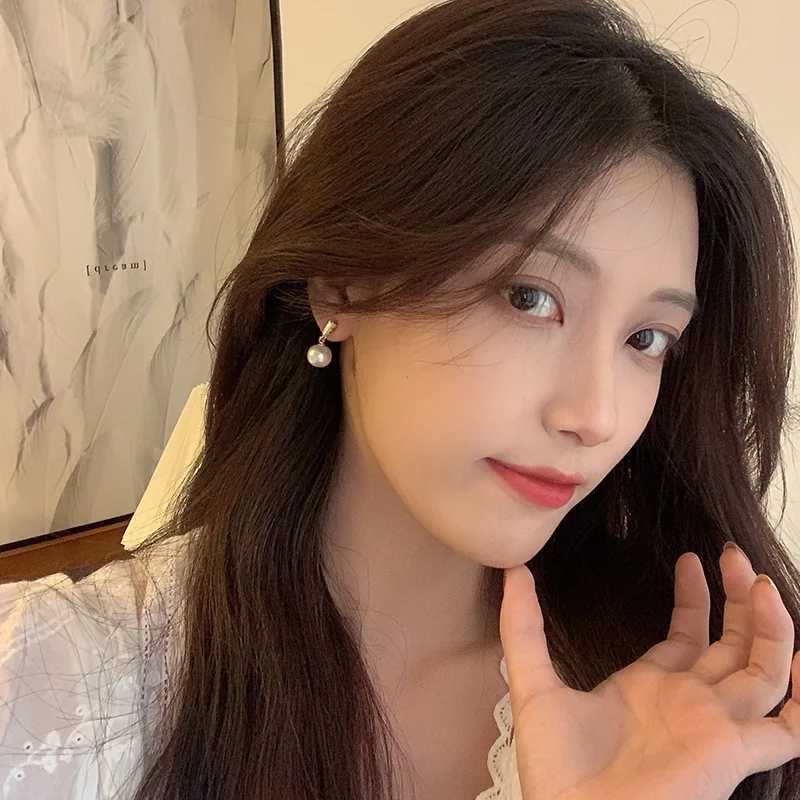 Long Tassel Simulated Pearl Clip on Earrings for Women Gift Bijoux Non Pierced Korean Gold Color Pendientes boucle doreilleX240913