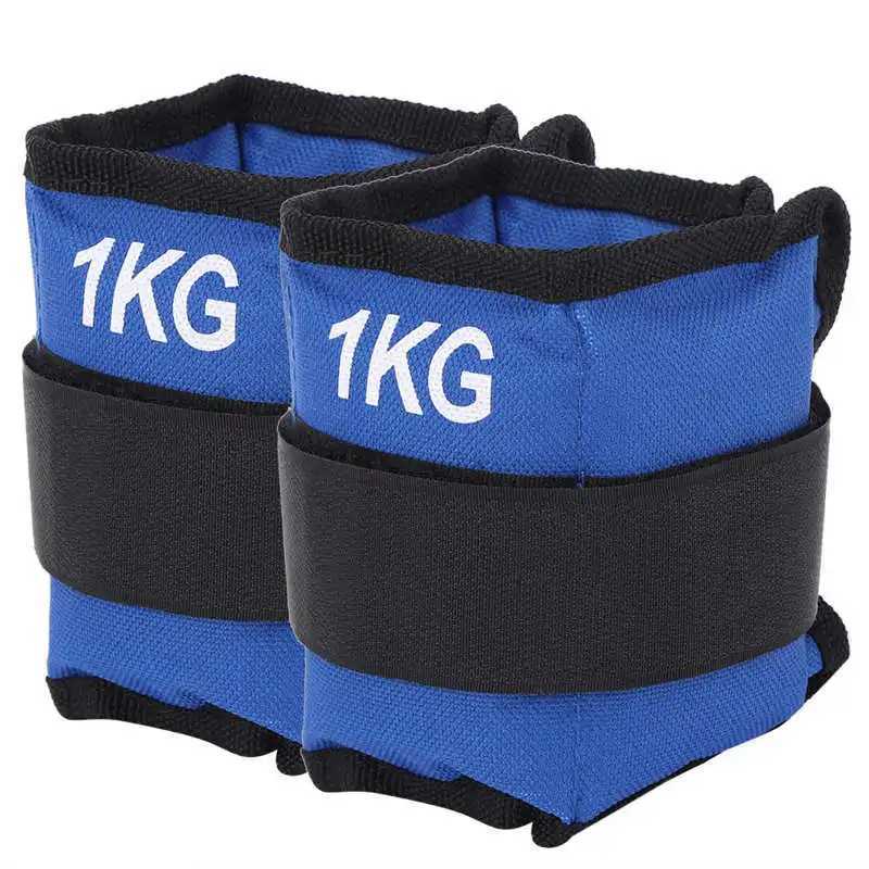 2Pcs 0.5kg Leg Ankle Wrist Sand Bag Weights Strap Strength Training Equipment for Gym Fitness Yoga Running Weight Ankle Strap Y240913