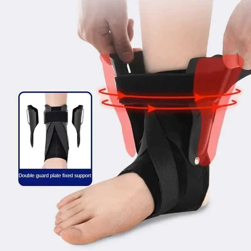 1Pc Ankle Support Strap Adjustable Brace Bandage Foot Guard Protector Ankle Sprain Orthosis Stabilizer Plantar Fasciitis Wrap Y240914