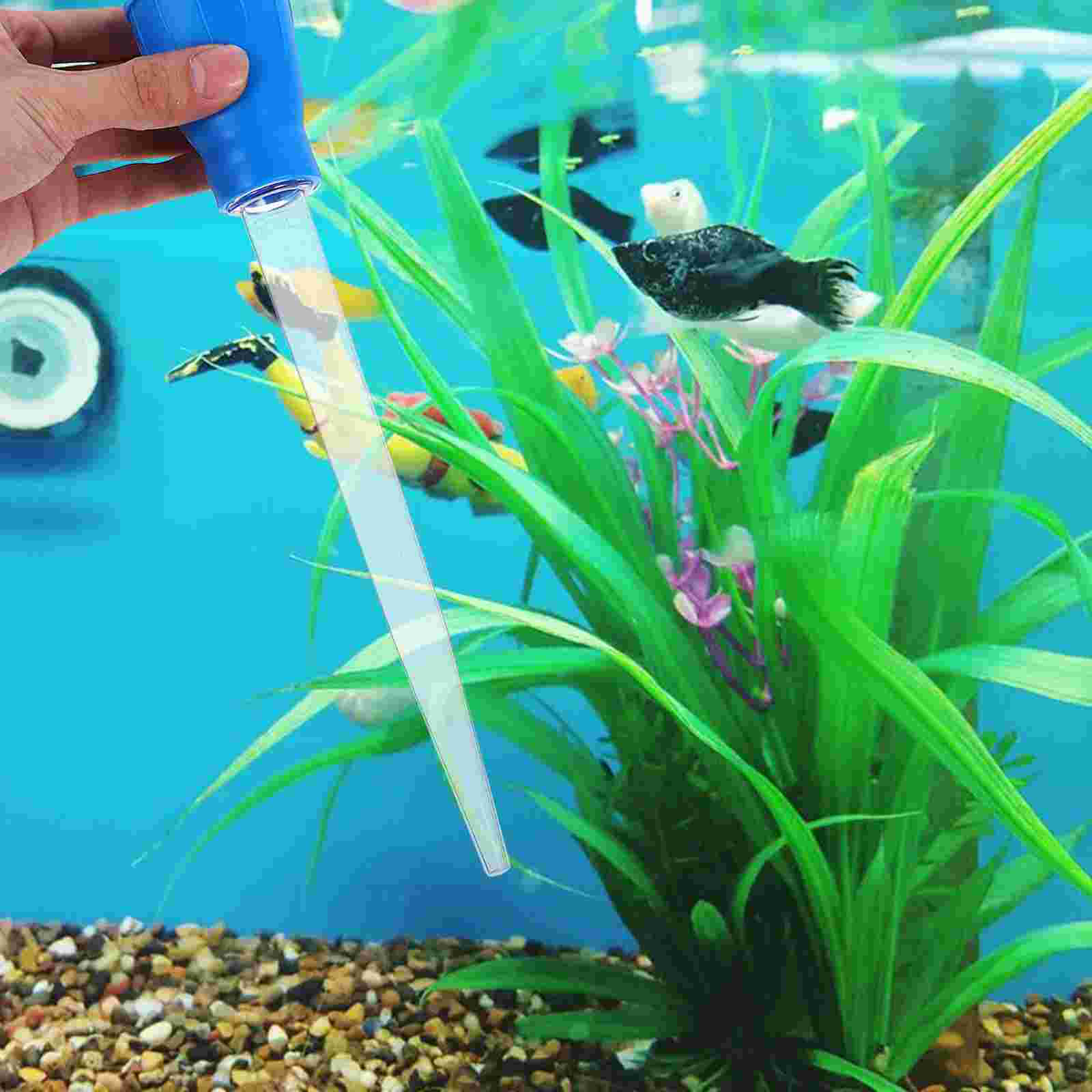 Betta Fish Water Aquarium Cleaner Turkey Baster Filter Tank Gravel Pipette Cleaning Tool Siphon