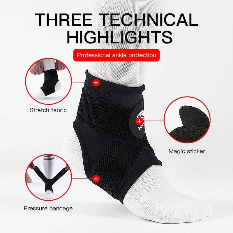 Bandage Elastic Breathable Ankle Strap Gym Tobillera Fitness Adjustable Compression Ankle Protectors Football Y240913