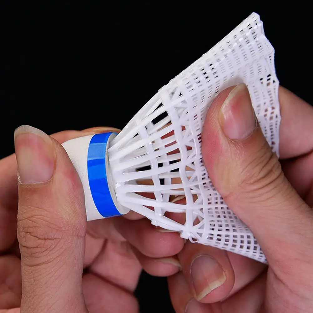 1 Pc Nylon Badminton Light Training Ball Plastic Shuttle Cork Fonmed Head Outdoor Sports Badminton Accessories Y240912