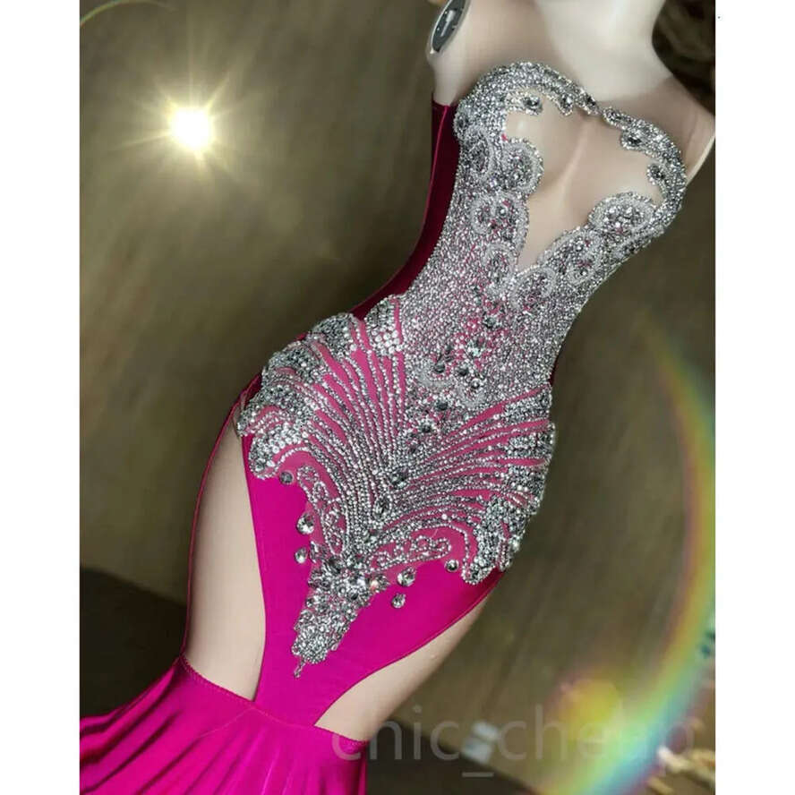 Ebi Aso Arabic Mermaid Fuia Prom Dress Sheer Neck Sexy Evening Formal Party Second Reception Birthday Engagement Gowns Dresses Robe De Soiree ZJ Es Es