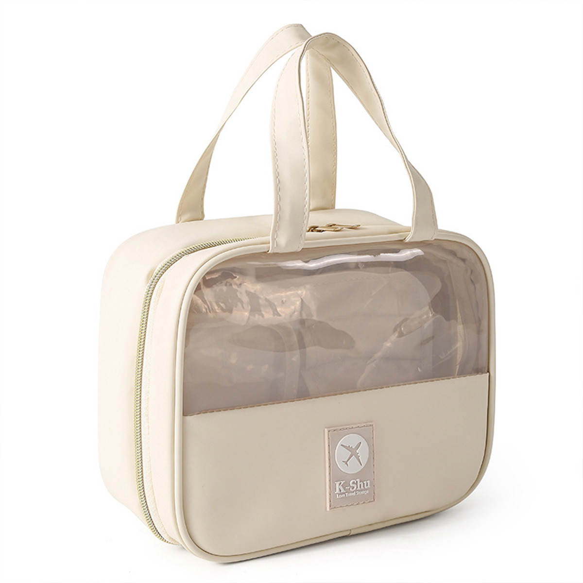 Makeup bag Large capacity portable makeup bag with three-dimensional partition new portable travel toiletry bag high-end cosmetic storage bag