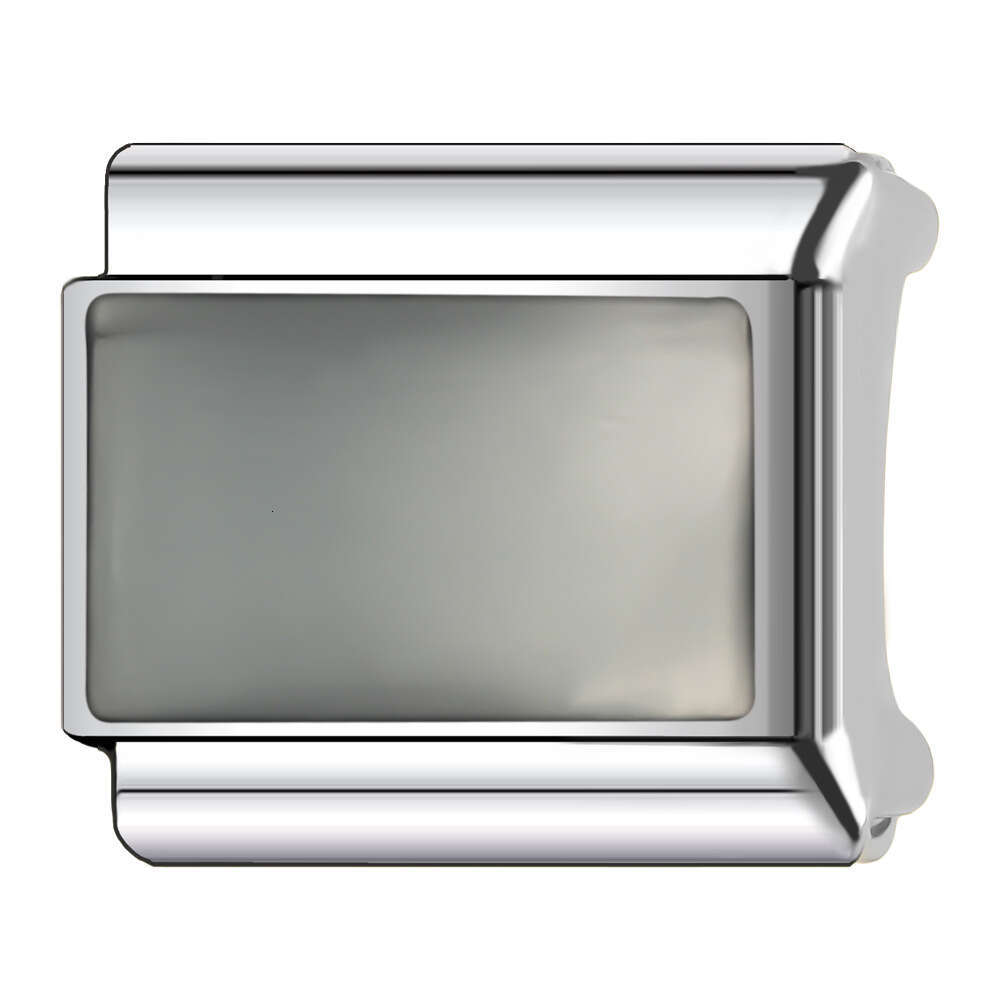 New Women's Gift colour Bead Italian Charms Links Bangle Beads Fit 9mm Stainless Steel Bracelet Making DIY For Women Fashion Jewelry