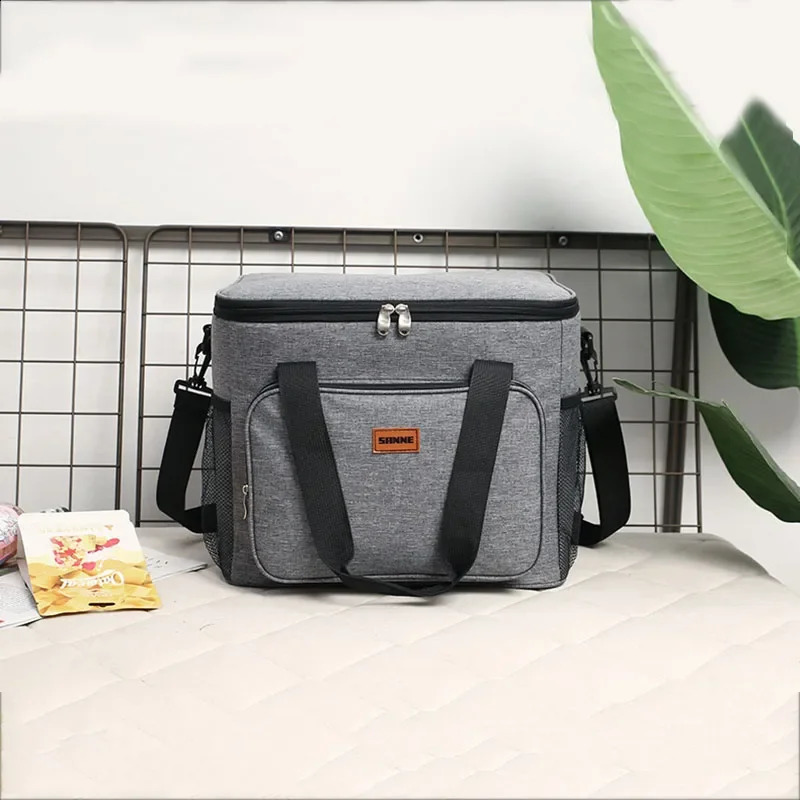 Picnic bag camping waterproof large capacity backpack portable folding travel bike outdoor kit storage food handbag 240910