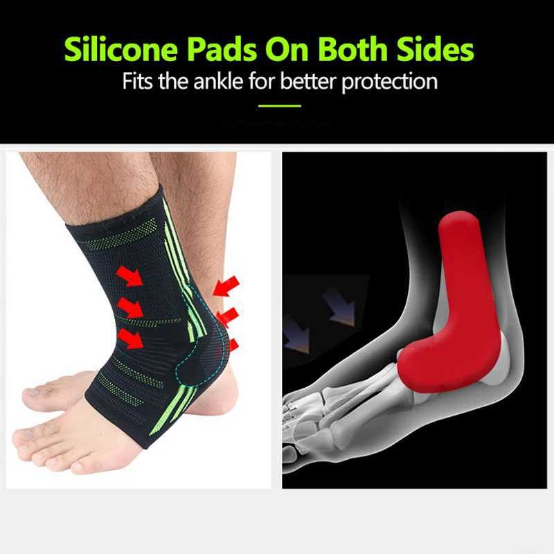 1 Pair Protective Football Ankle Support Basketball Ankle Brace Compression Nylon Strap Belt Ankle Protector Y240913