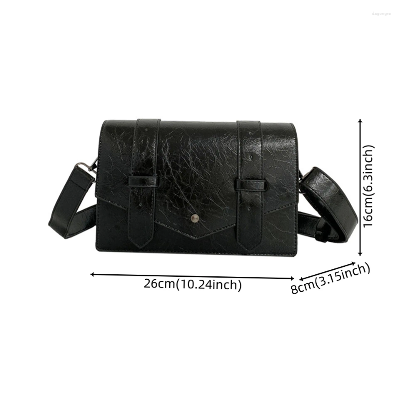 Drawstring Women's Leisure PU Crossbody Bag Large-capacity Designer High Quality Ladies Fashion Versatile Student Commuting Shoulder